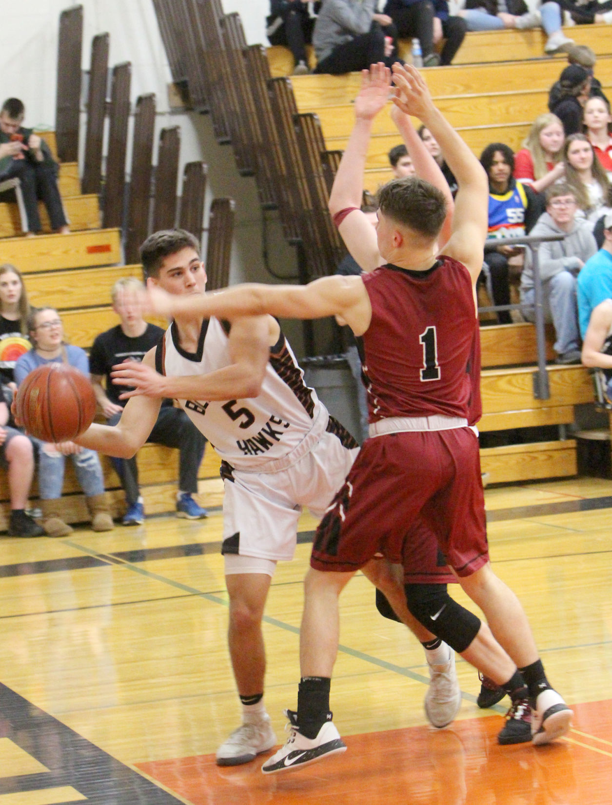 Spooner at Bloomer boys basketball 3-3-20